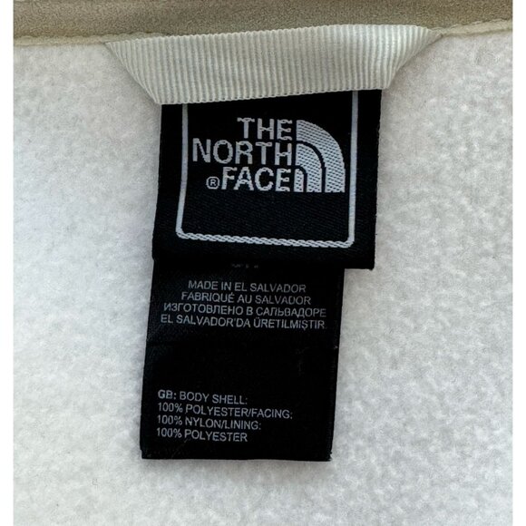 The North Face Khumbu Fleece Jacket Two-Tone Gray and White Womens Size SM - Picture 3 of 10